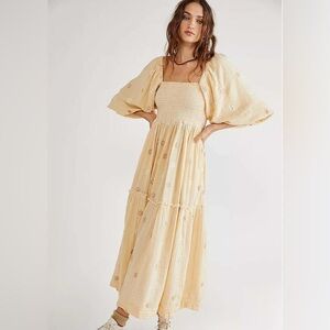 Free People Dahlia dress - yellow
